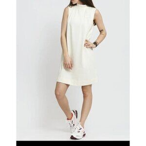 NWT Nike Sportswear NSW Sleeveless high neck Dress sail ivory womens Size Medium